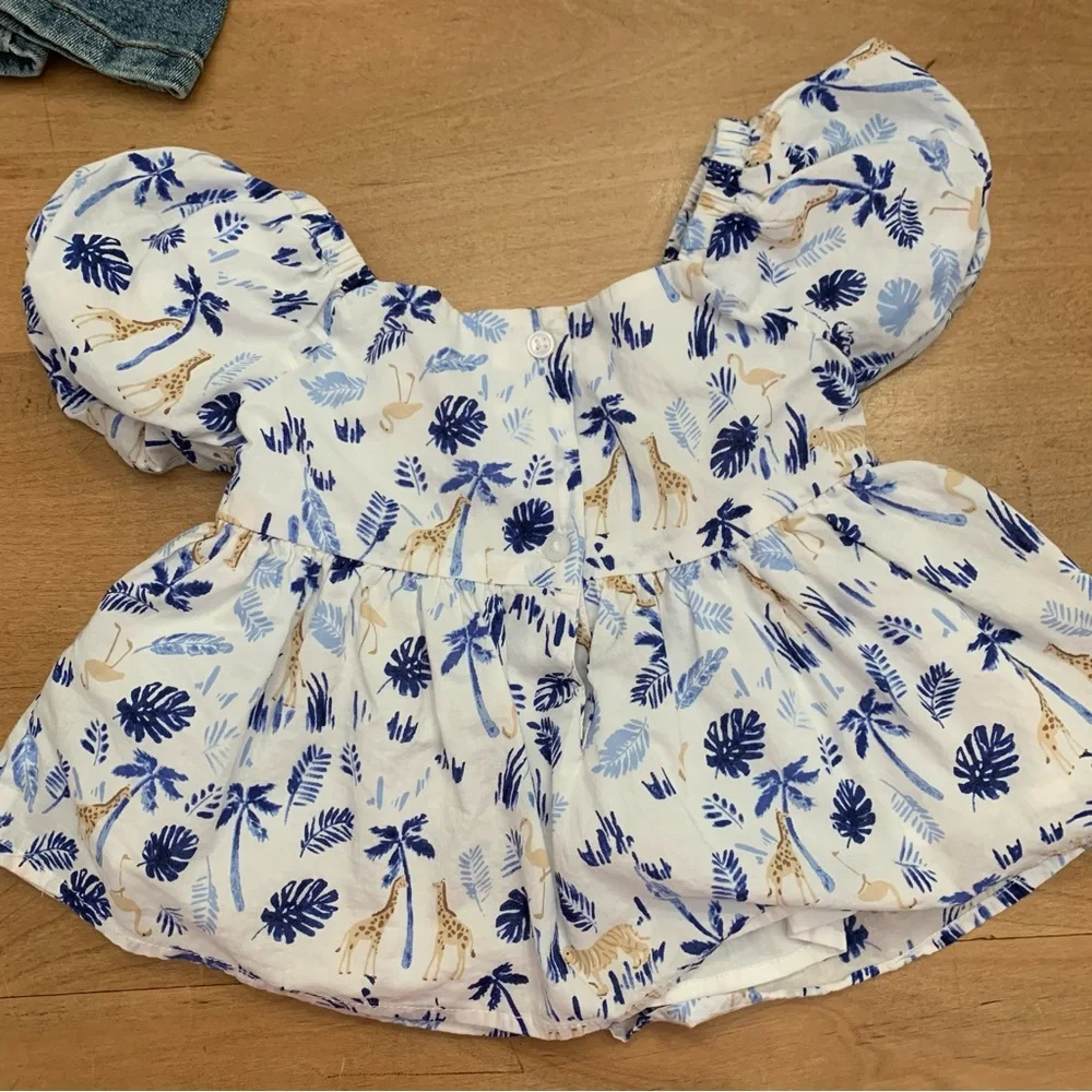 Toddler 7 for All Mankind Jeans Size 12 months & 2 Tops
